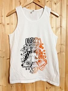 Lock’n Music Festival 2013 Tank Top Double Sided Sleeveless Shirt Zac Brown sz S